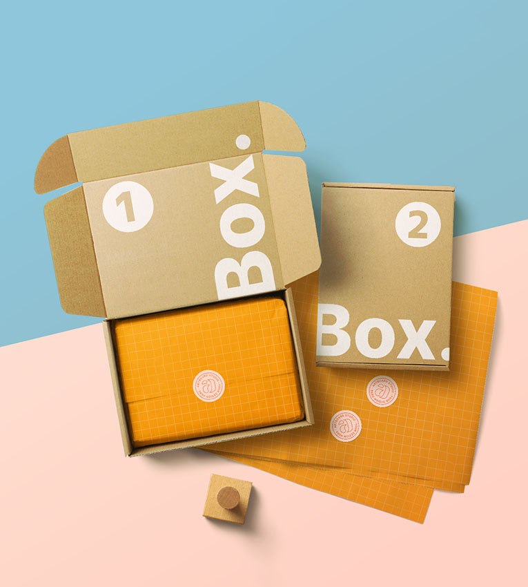 Flip Top Mailer Packaging